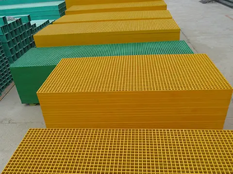 Fiberglass grating walkway technical specifications and load table chart